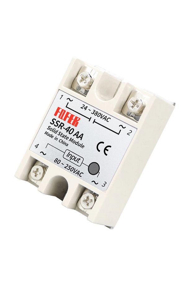 Ssr-40aa Ssr Röle 40a Ac 24-380v Tek Fazlı Solid State Röle Elektronik Anahtar Termostat Resiztans - 7