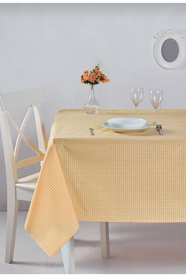 مفرش طاولة قطن القماش القطني - 1