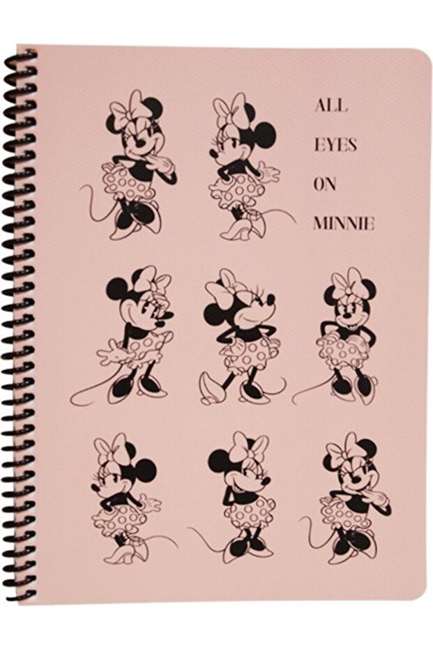Keskin Color Disney All Eyes On Minnie Striped Notebook 16,5x22,5 80 Sheets