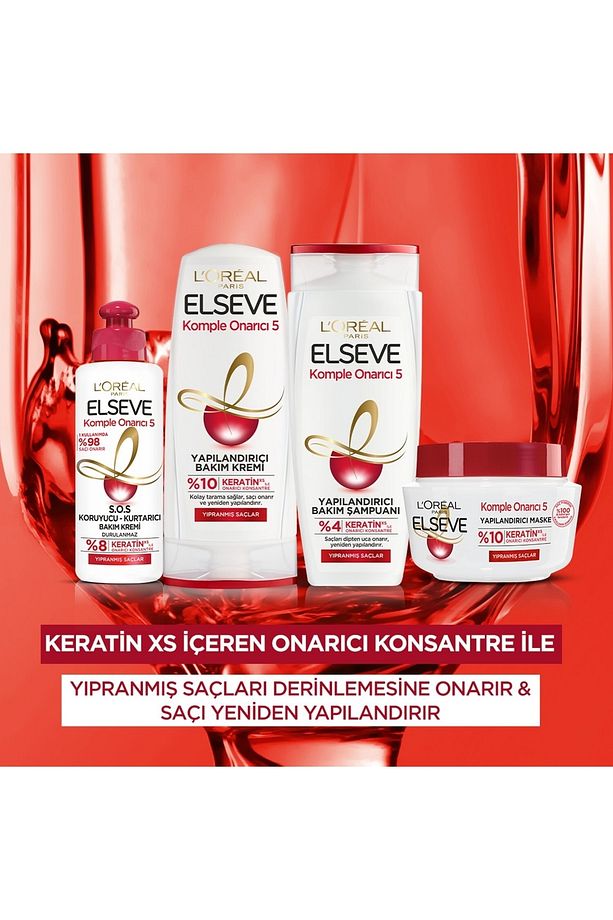 L'oréal Paris Komple Onarıcı 5 Yapılandırıcı Bakım Şampuanı 670 Ml 2 Adet - 5