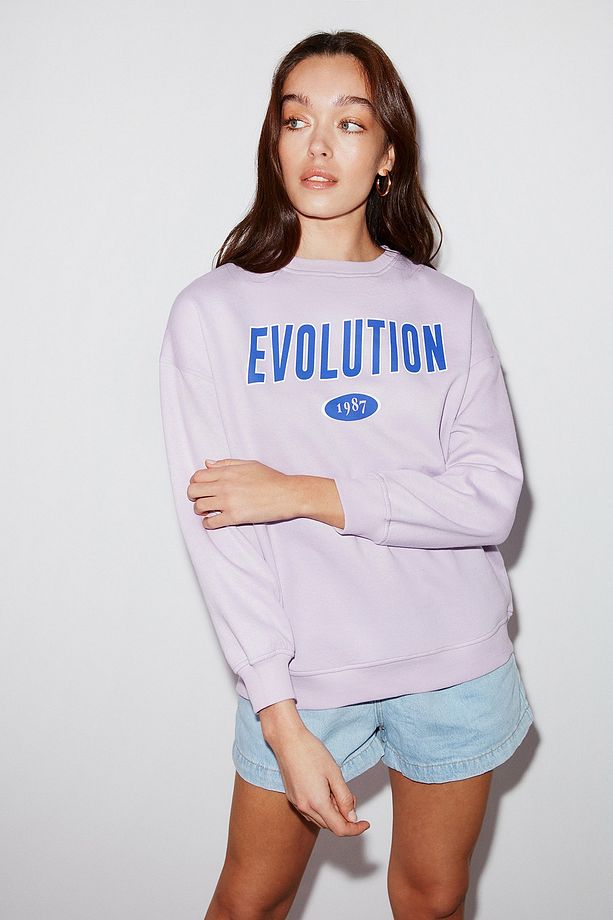 Ivory Oversize Lila Sweatshirt - 1