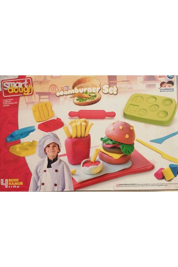 Oyun Hamuru 3d Hamburger Seti - 1