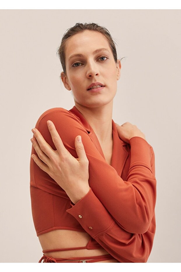 Ipli Kısa Gömlek - 7