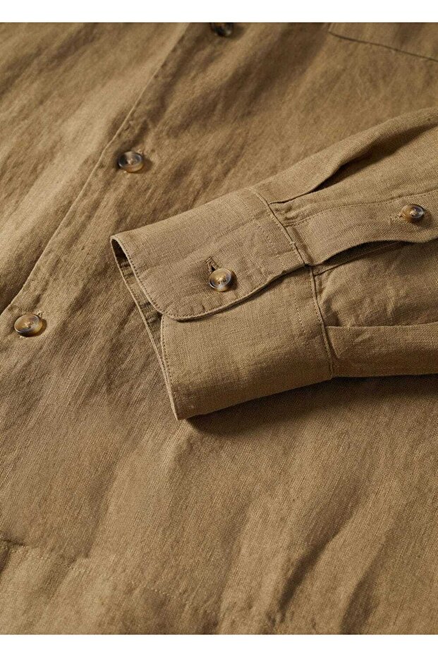 Kadın Bej Gömlek - 2