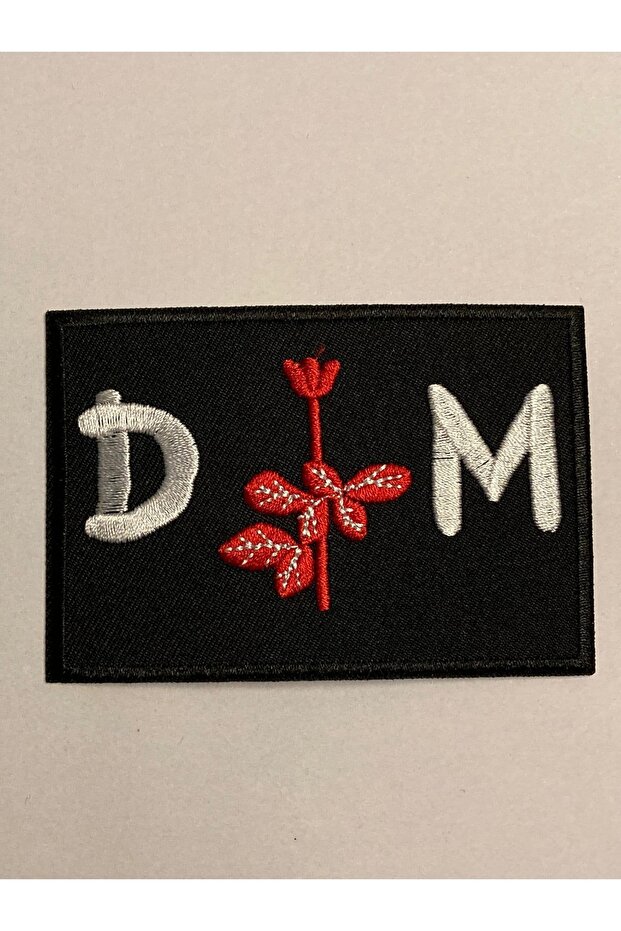 رقعة Depeche Mode، رقعة جينز ودانتيل (9 × 6 سم) - 1