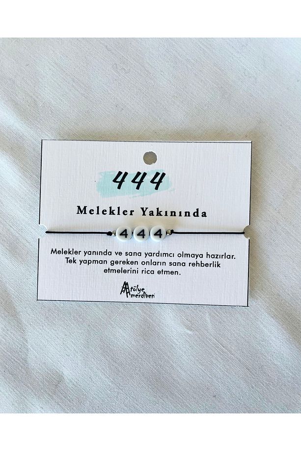 Melekler Yakınında 444 Melek Sayısı Bileklik - 1