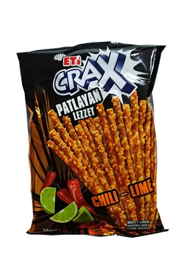 Crax Chili-lime Çubuk Kraker 50 Gr 10 Adet - 1