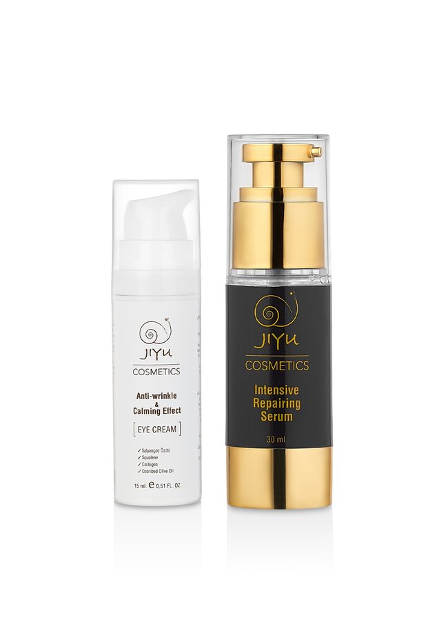2-Piece Skin Care Set Anti-Aging Anti-Wrinkle Snail Serum + Eye Cream