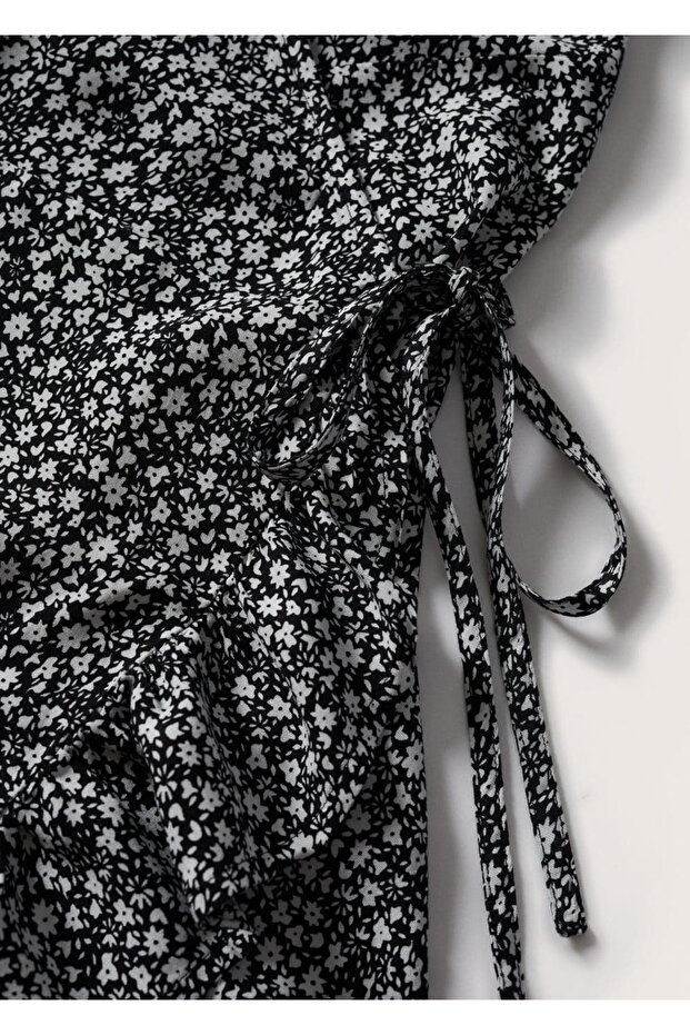 Çiçek Desenli Elbise - 7