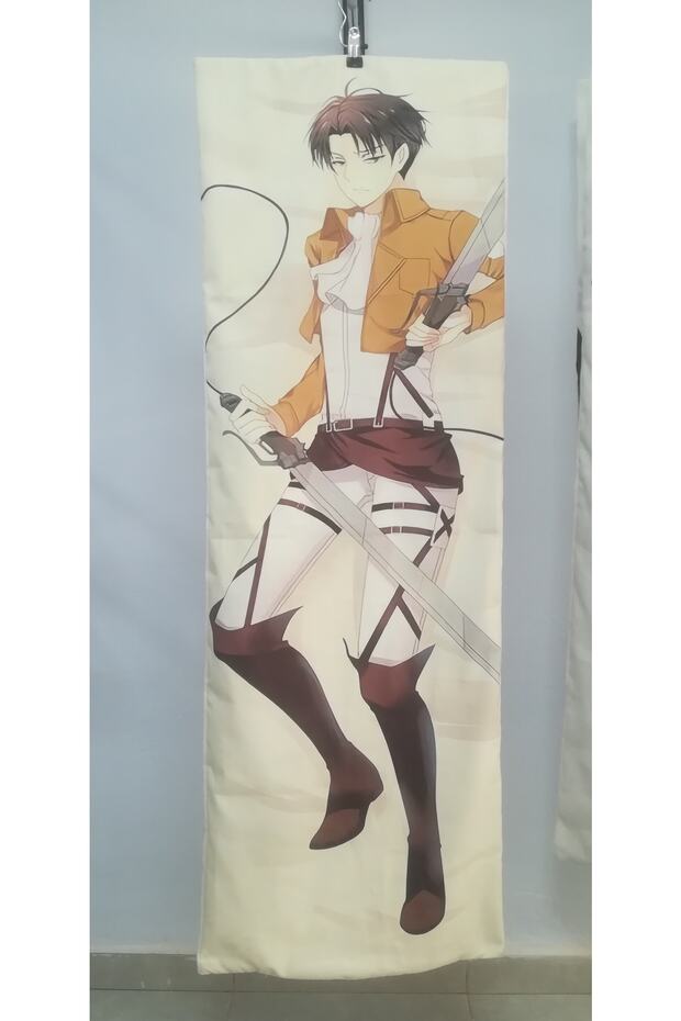 Anime-Attack On Titan- Levi Patterned Hugging Pillow Case