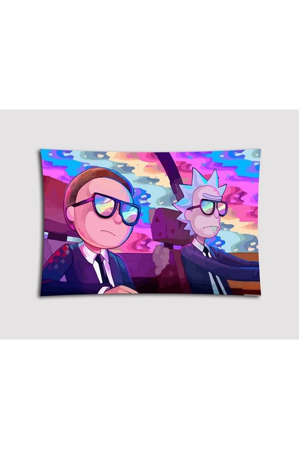 Rick And Morty Duvar Örtüsü Duvar Halısı Tapestry Halısı - 3