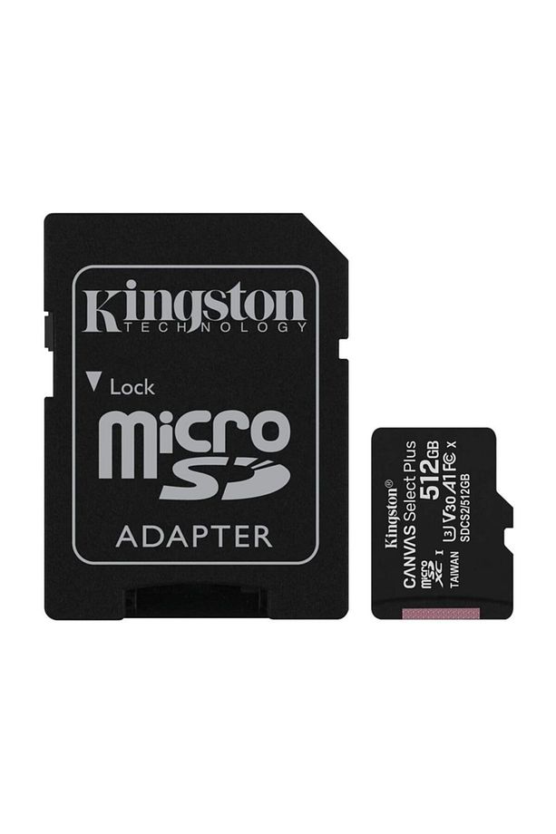 Kıngston 512gb Canvas Select Plus Microsd Kart Cl10 Sdcs2/512gb - 1