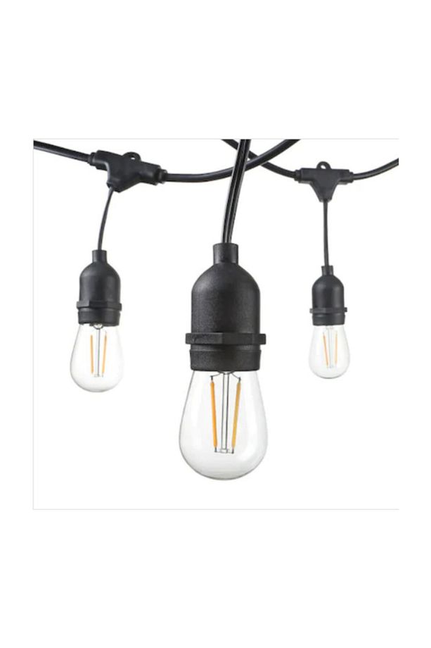 Dekoratif 10 Mt E-27 Duylu Dış Mekan Ip Led Bahçe Aydınlatma Eklenebilir Su Geçirmez - 1
