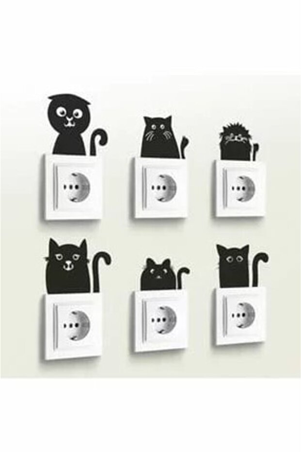 6 Lı Priz Sticker - 1