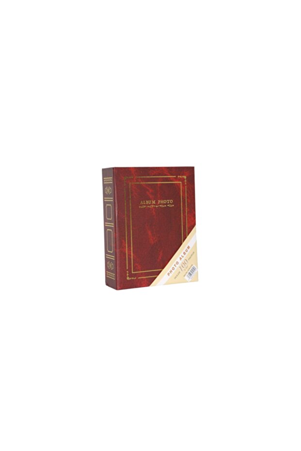 10X15Cm 100 Skin Cloth Photo Album Claret Red