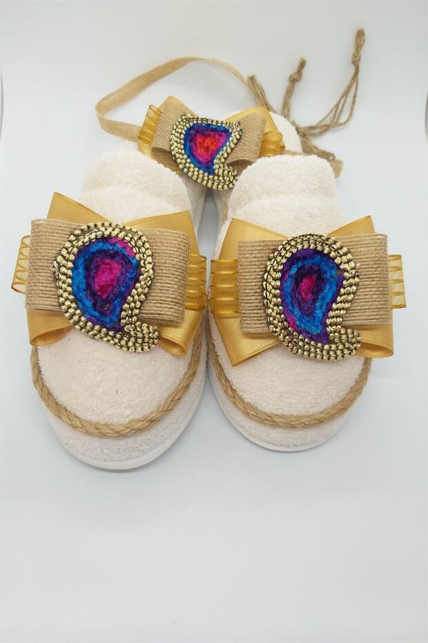 Bride and Maternity Set of 2, Authentic Maternity Slippers and Hair Band 029-