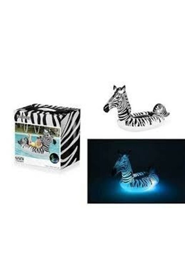 عوامة حمار وحشي من Bestway Lights'N Stripes مقاس 2.54 متر × 1.42 متر 26-41406