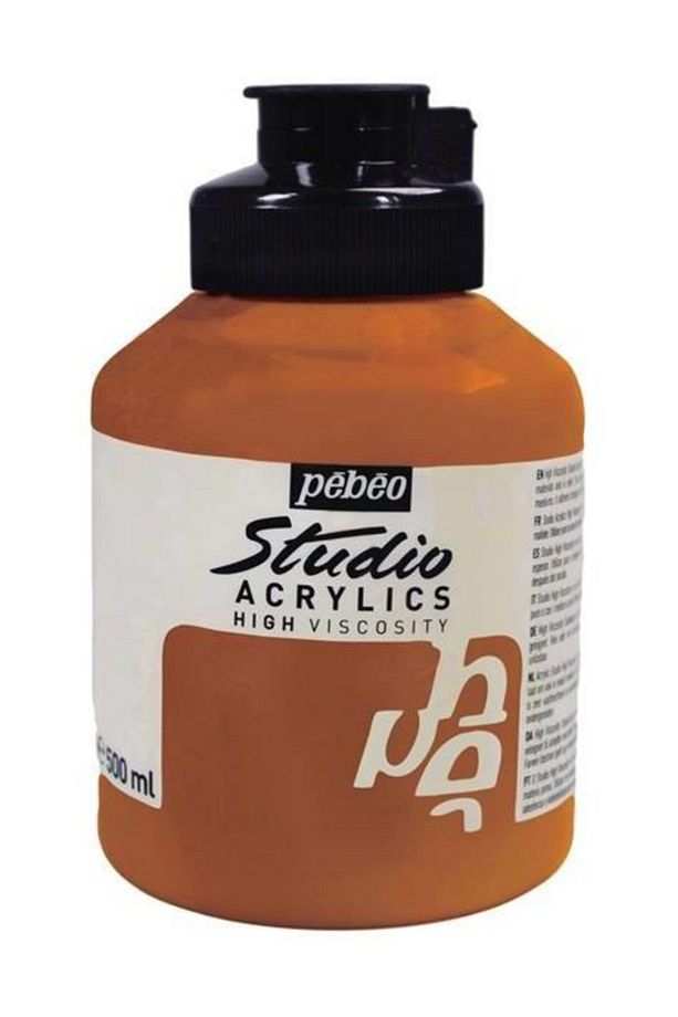 Studio Akrilik Boya 500ml Kavanoz 172-355 Iridescent Copper - 1