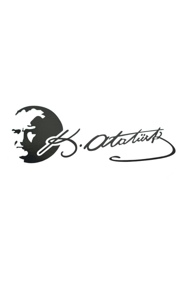 K. Atatürk Silhouette Sticker