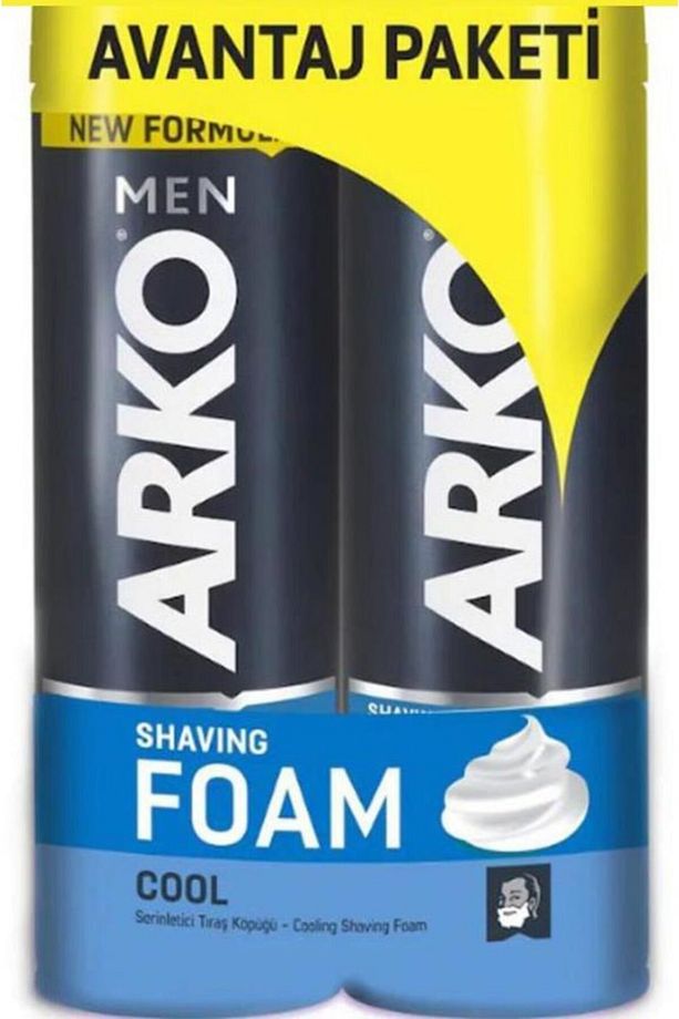 2 Adet X Tıraş Köpüğü Cool 200 Ml Klasik Mavi - 1