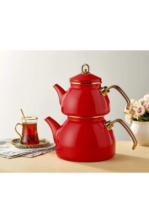 Emaye Çaydanlık - 1