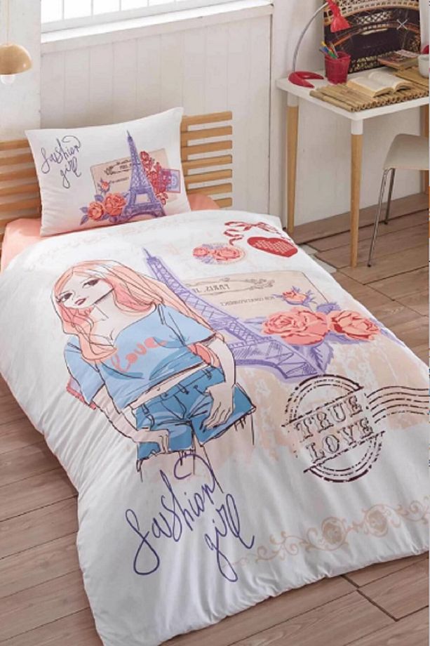 Fashion Tek Kişilik Genç Nevresim Takımı - 1