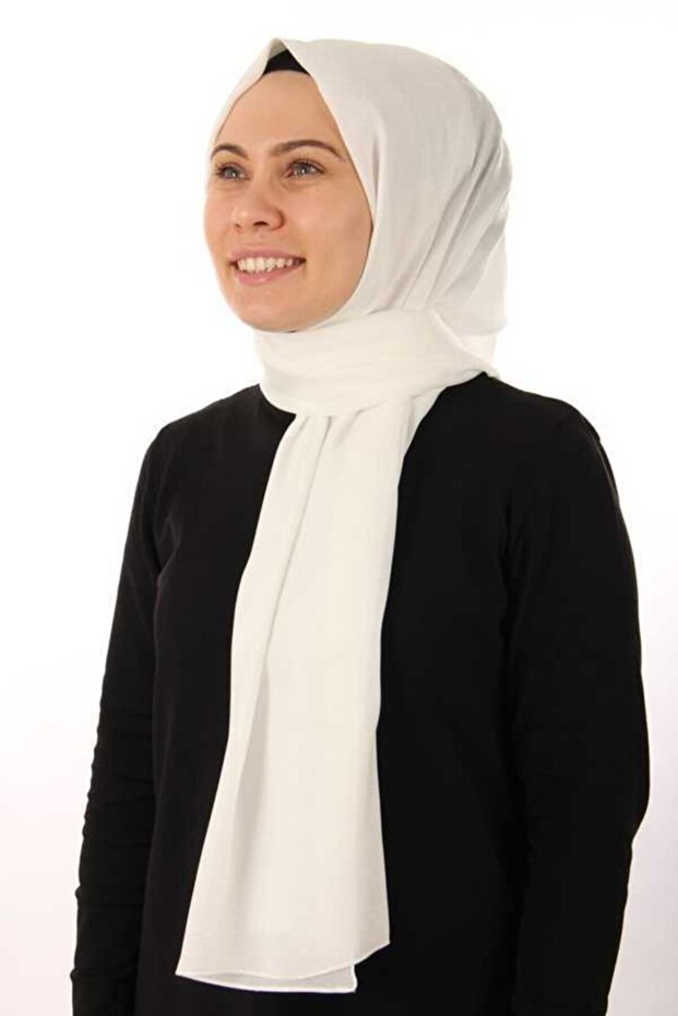 75x190 Cm 1040100 Simli Monogram Şal - 1