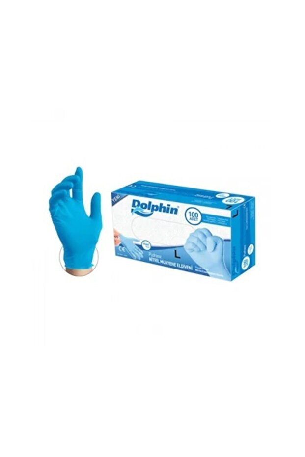 Powder-Free Nitrile Blue Gloves Size L