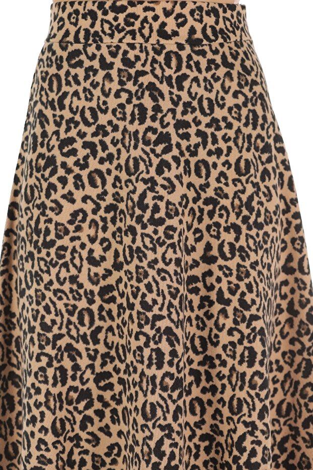 Fusta de damă cu model leopard - 5