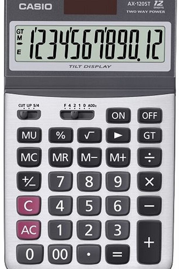 Hesap Makinesi Masa Üstü 12 Hane Ax-120st - 1