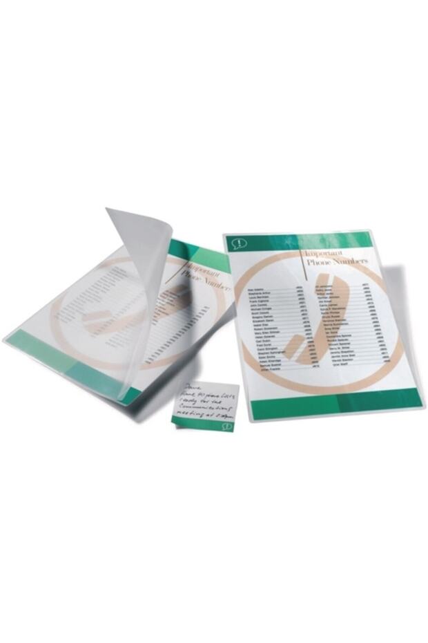 Yüksek Hızlı Laminasyon  Poşeti A4 125 Mikron (100'Lü) - 4