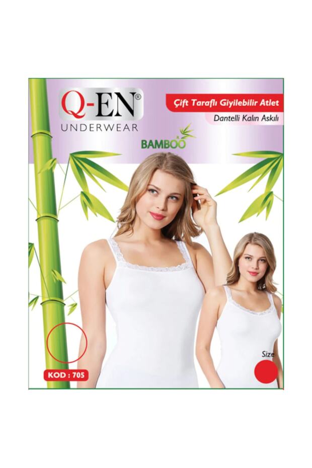 705 Bambu Dantelli Ip Askılı - 1