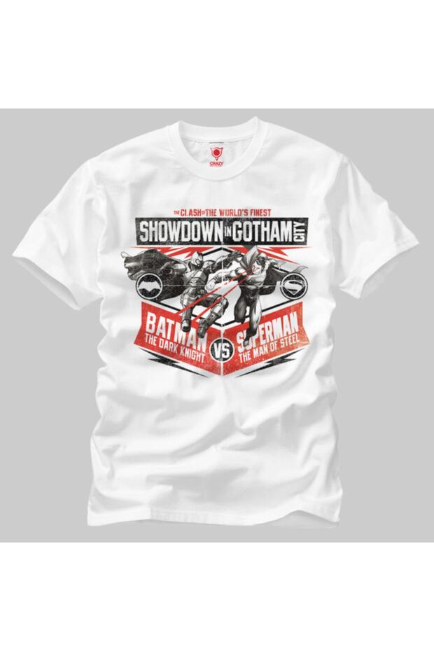 Superman Vs Batman: Showdown In Gotham City Men's T-Shirt