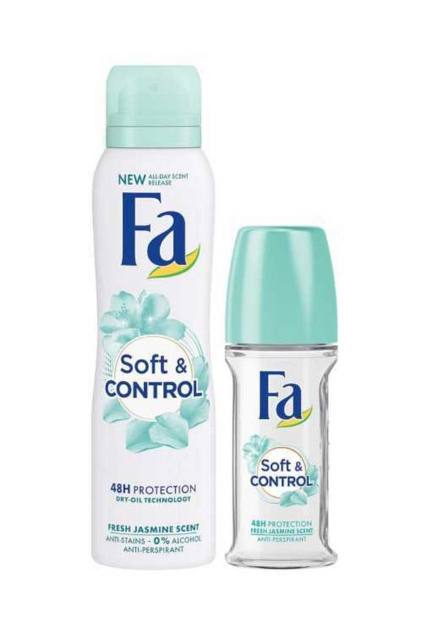 Soft & Control Deo Spray 150 ml  +Fa Soft & Control Roll-On 50 ml - 1