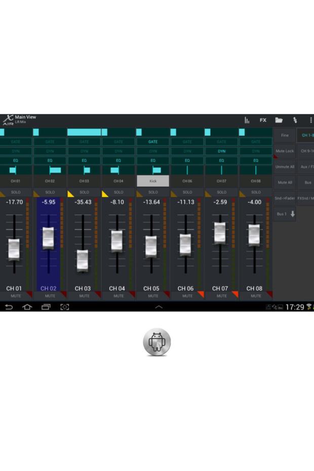 Xr-12 12-ınput Digital Mixer For Ipad/android Tablets With 4 Programmable Mıdas Preamps, - 8