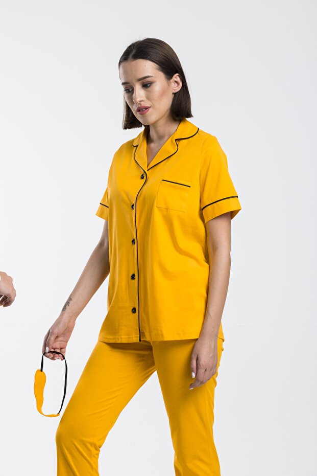 Women's Yellow Pajama Set