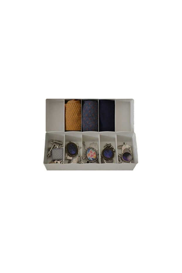 Drawer Socks Tie Accessory Organizer 5 Compartment Organizer