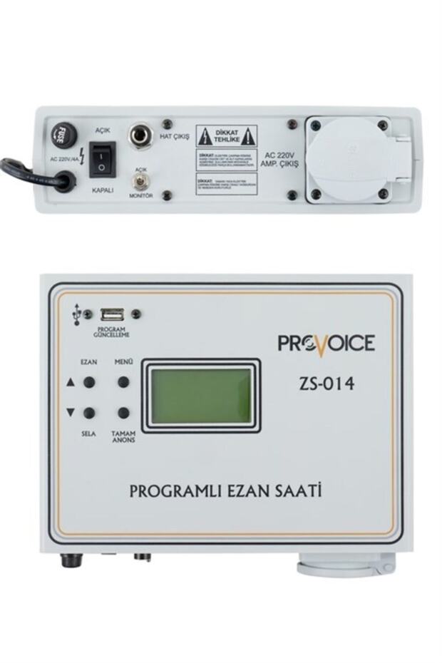 Zs-014 Programlı Ezan Saati Duvar Tipi Ezanmatik - 5