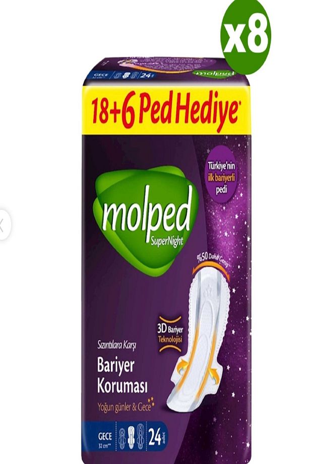 Supernight Gece Dev Ekonomik Paketi 24'Lü x 8 Paket - 2