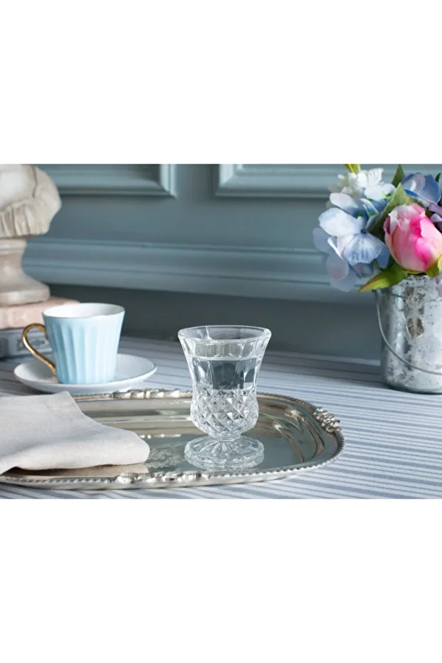 Audrey 4'lü Ayaklı Kahve Yanı Bardağı Seti 55 ml - 1