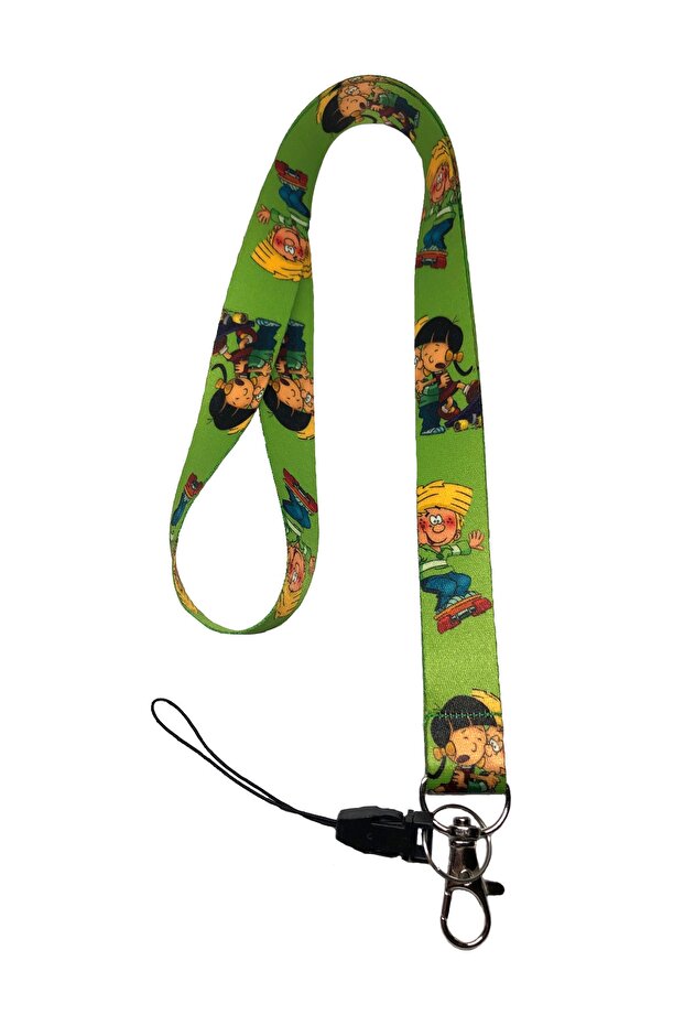 Japanese Yellow Neck Lanyard and Phone Strap