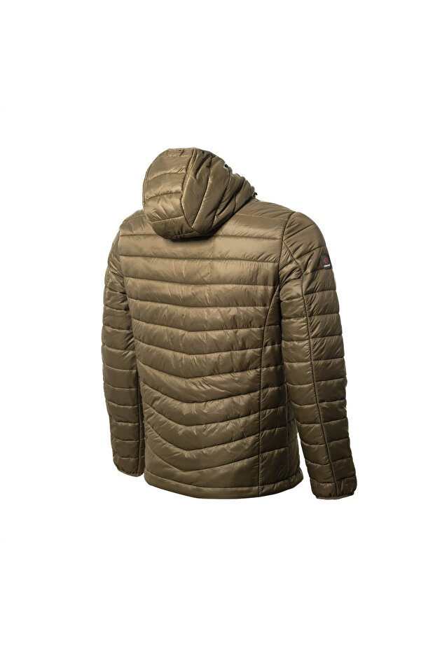 Erkek Kapüşonlu Şişme Mont - 3