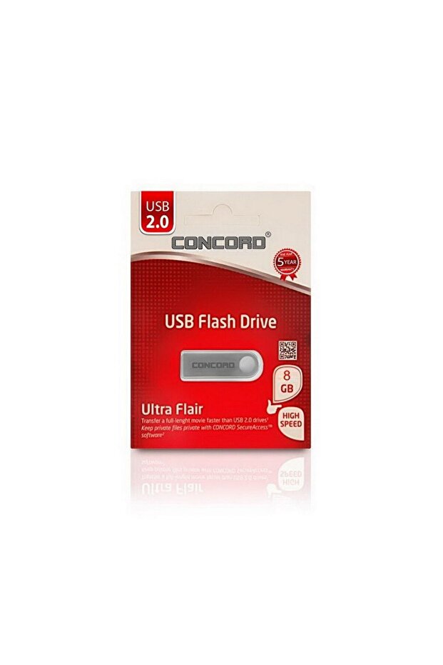 8 GB Metal Kasa Flash Disk - 1