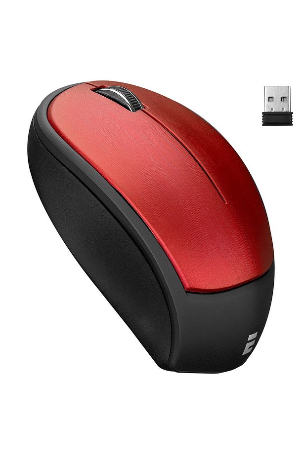 Usb Kırmızı 3d Optik Kablosuz Mouse Süper Sessiz Alkalin Pilli Sm-340 - 2