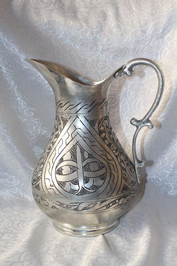 Bakır Oyma Sürahi - 1