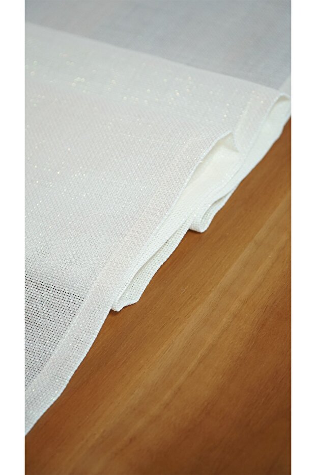 Simli Keten Runner 45x150 - 1