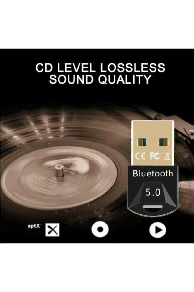 Bluetooth 5.0 Usb Dongle Adaptör - 2