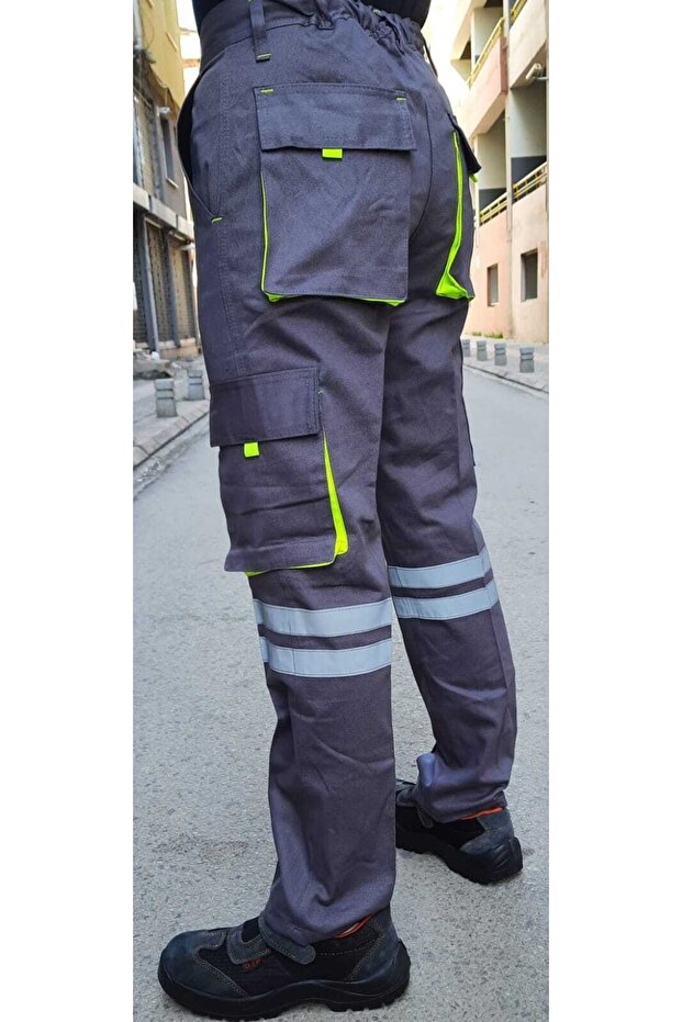 رمادي وأصفر - 2