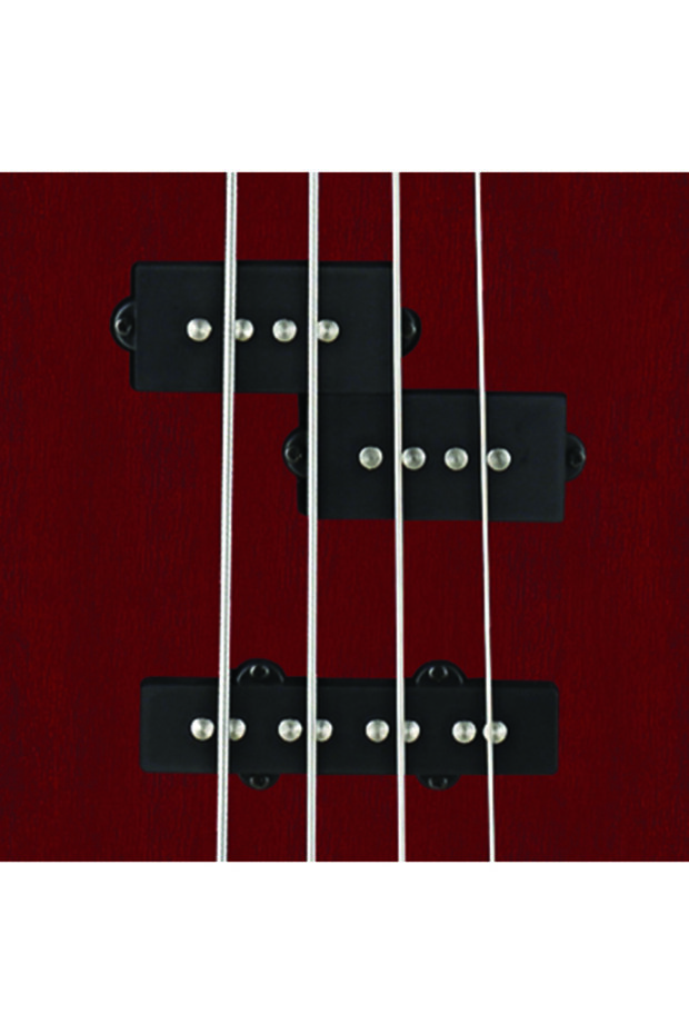 Ab4pjopw Bas Gitar Actıon, Double Cutaway, Open Pore Ceviz, - 2