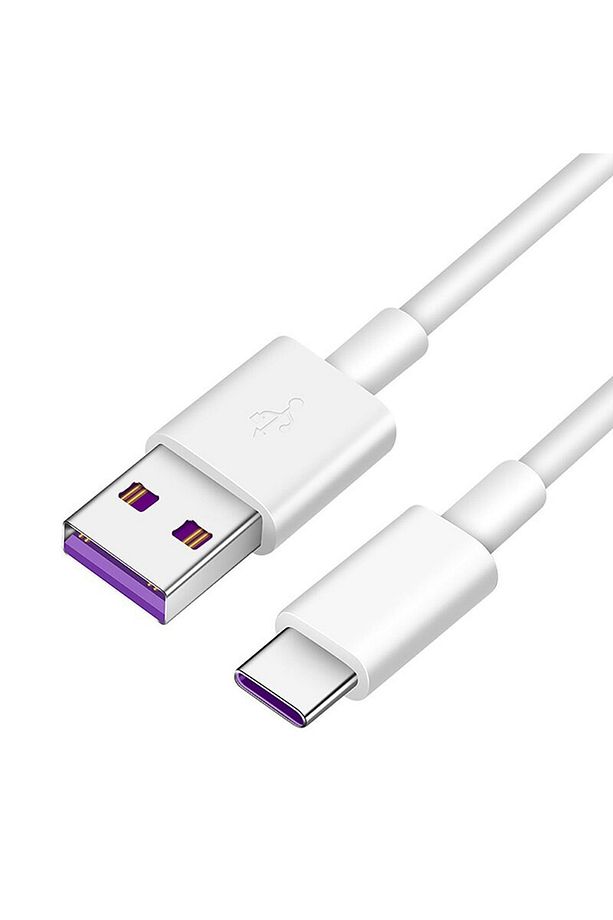 Type-c 5a Hızlı Şarj Ve Data Usb Kısa Kablo - 25 Cm Beyaz Al2712 - 1